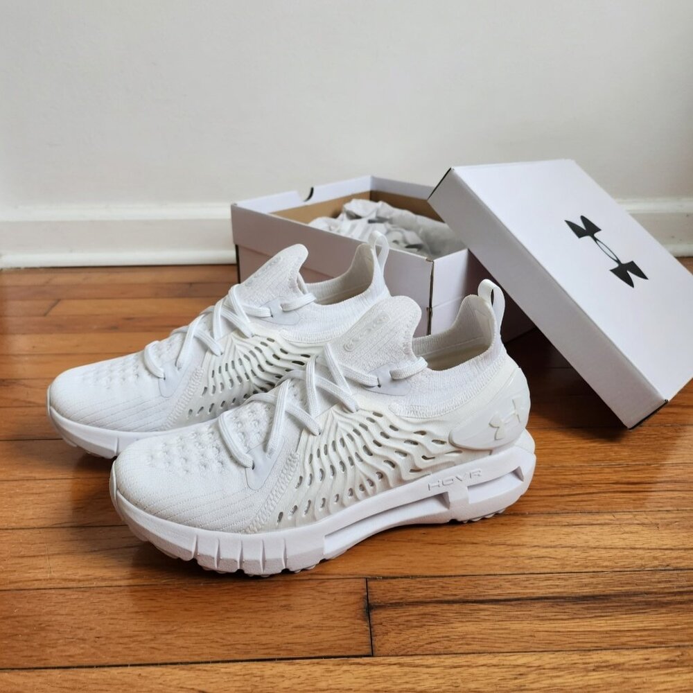 Under Armour HOVR Phantom Run White Women's Running Shoes Size 9.5 New